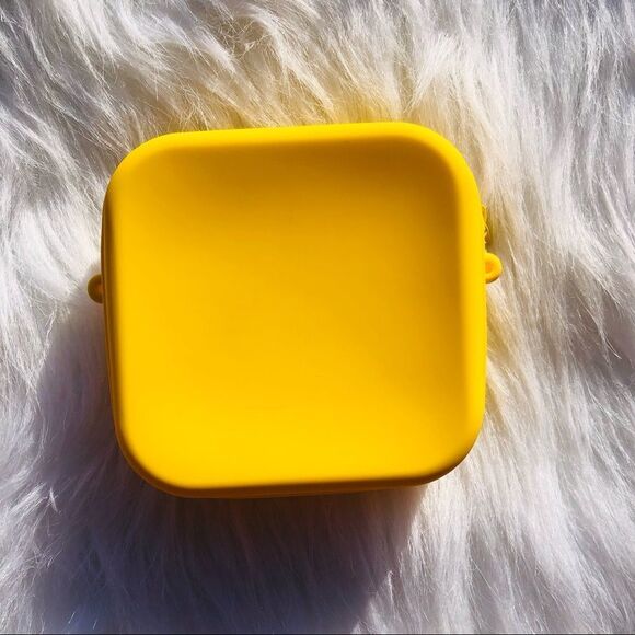 Brand New Yellow Tik‎ Tok Coin Purse Mini Purse - Picture 7 of 8